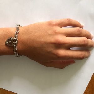 Juicy Couture silver lock bracelet